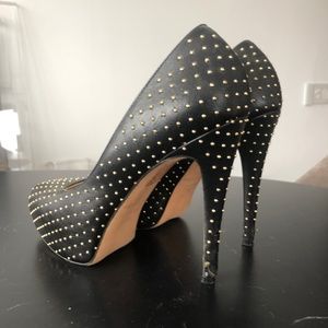 Brian Atwood Platform Studded Pumps